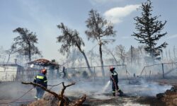 Χωρίς ενεργό μέτωπο η πυρκαγιά σε δασική έκταση στη Βαρυμπόμπη