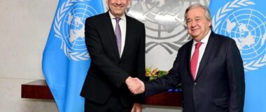 Με τον Αντόνιο Γκουτέρες συναντήθηκε ο Γιώργος Γεραπετρίτης στον ΟΗΕ – Στο επίκεντρο η εκλογή της Ελλάδας ως κράτους-μη μονίμου μέλους του Συμβουλίου Ασφαλείας
