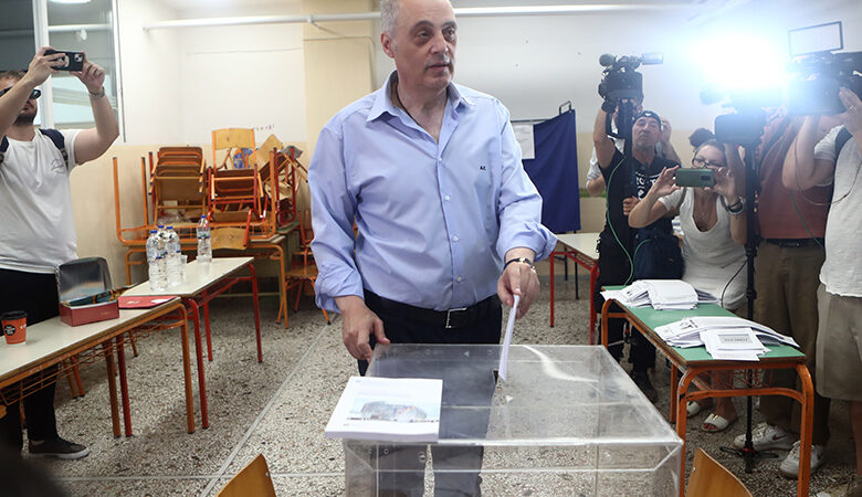 Ευρωεκλογές 2024: Στη Θεσσαλονίκη ψήφισε ο Κυριάκος Βελόπουλος