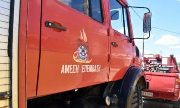 Τέθηκε υπό έλεγχο η φωτιά σε χώρο ανακύκλωσης στην Κασσανδρεία Χαλκιδικής
