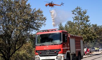 Οριοθετήθηκε η φωτιά μεταξύ Ακτίου και Βόνιτσας – Έκαψε 5 στρέμματα