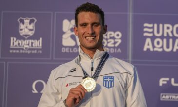 Ευρωπαϊκό Πρωτάθλημα Κολύμβησης: «Χρυσός» ο Παπαστάμος – Χάλκινο η Ελλάδα στα 4Χ200 μ. ελεύθερο ανδρών