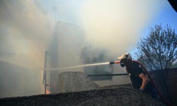 «Μάχη» με τις φλόγες στην Κερατέα – Υπάρχουν 4 διαφορετικές εστίες – Πώς διεξάγεται η κυκλοφορία