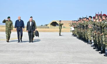 Επίσκεψη Δένδια και Μπορέλ στο Στρατηγείο της επιχείρησης «ΑΣΠΙΔΕΣ» στη Λάρισα