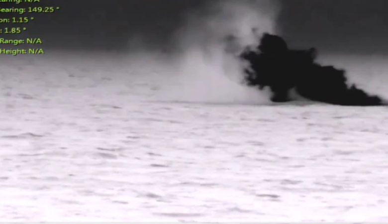 Βίντεο-ντοκουμέντο από τη φρεγάτα «Ψαρά την στιγμή που καταρρίπτει drone των Χούθι στην Ερυθρά Θάλασσα