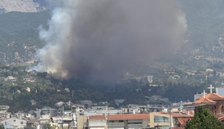Μεγάλη φωτιά στην Πάτρα: Εκκενώθηκαν το Κωνσταντοπούλειο Ίδρυμα, το Καραμανδάνειο Νοσοκομείο Παίδων και το Ίδρυμα «Μέριμνα»