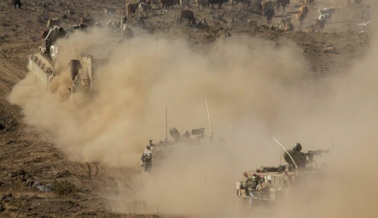 Ο ισραηλινός στρατός βομβάρδισε στόχους του συριακού στρατού στα Υψίπεδα του Γκολάν
