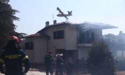 Καλύτερη εικόνα στην πυρκαγιά στη Θεσσαλονίκη – Χωρίς ενεργό μέτωπο η φωτιά στην Τζια