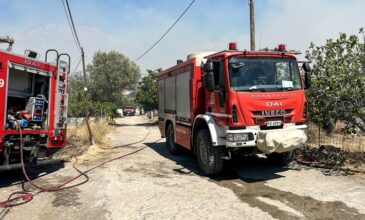 35 αγροτοδασικές φωτιές το τελευταίο εικοσιτετράωρο, σύμφωνα με την Πυροσβεστική