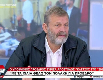 Γκλέτσος: «Με τα χίλια θα αναγνώριζα τον Πολάκη ως πρόεδρο – Εάν επανεκλεγεί ο Κασσελάκης θα πάω σπίτι μου»