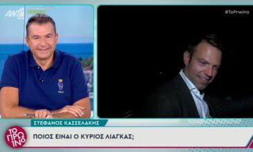 «Χολωμένος» ο Στέφανος Κασσελάκης με τον παρουσιαστή του ΑΝΤ1: «Ποιος είναι ο κύριος Λιάγκας;»