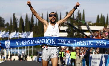 Ο Χαράλαμπος Πιτσώλης νικητής στον 41ο Αυθεντικό Μαραθώνιο