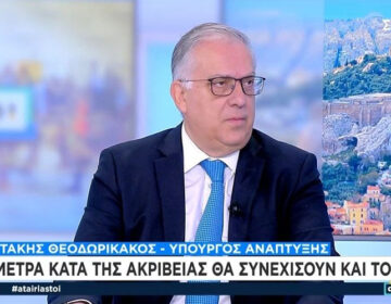 Θεοδωρικάκος: Τα μέτρα κατά της ακρίβειας θα συνεχιστούν και το 2025