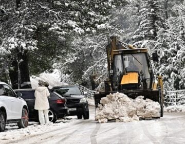 Κακοκαιρία Bora: Χιόνια στα ορεινά της Φλώρινας