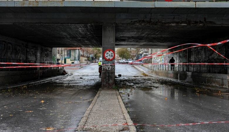 Κλειστοί δρόμοι στην Θεσσαλονίκη, λόγω της κακοκαιρίας