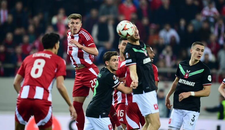 Europa League: Ο Ολυμπιακός κόλλησε στο μηδέν εναντίον της Τβέντε