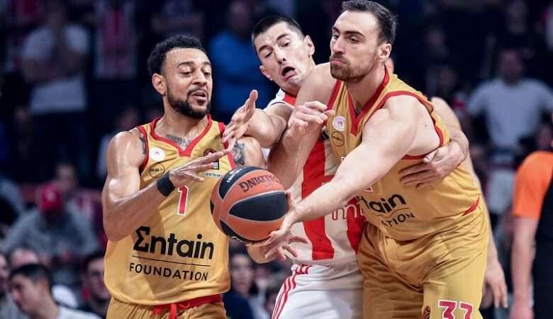 Euroleague: Ήττα για τον Ολυμπιακό στο Βελιγράδι από τον Ερυθρό Αστέρα