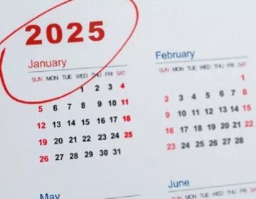 Όλες οι αργίες του 2025 – Τα τριήμερα και τα τετραήμερα που προκύπτουν