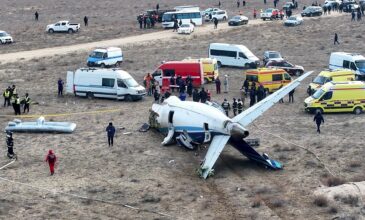 Ο Ιλχάν Αλίεφ δήλωσε ότι το αεροσκάφος της Azerbaijan Airlines δέχθηκε πυρά από το έδαφος στην Ρωσία