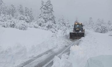 Επιχείρηση απεγκλωβισμού τριών ατόμων στο χωριό Ζερίκι του Ελικώνα στη Βοιωτία 