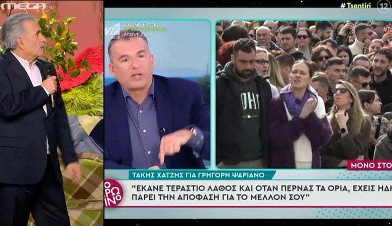 «Καρφί» Λαζόπουλου για Λιάγκα: «Ελπίζω να έχετε φροντίσει να ανανεώσετε τη σύμβασή σας για του χρόνου»