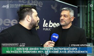 Στέλιος Κρητικός: «Σκέφτηκα το χειρότερο σενάριο, δεν είχα κανένα σύμπτωμα»