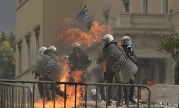 Επεισόδια στο κέντρο της Αθήνας: Δεκατρείς τραυματίες στα νοσοκομεία – Δεκάδες συλλήψεις