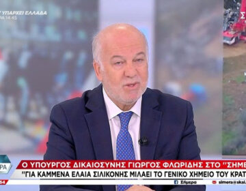 Φλωρίδης: «Περιμένω απαντήσεις από τον Βερβεσό για το αν έκρυψε έκθεση που απορρίπτει συνωμοσίες για τα Τέμπη»