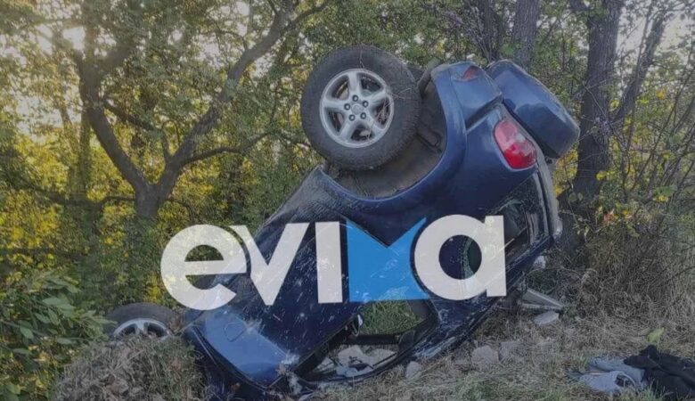Σοβαρό τροχαίο στην Εύβοια: Τζιπ ξέφυγε της πορείας του και έπεσε σε ποτάμι – Δύο τραυματίες