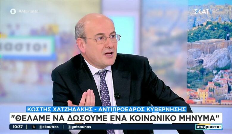 Χατζηδάκης: Μειώσεις φόρων για μεσαία τάξη και συνεπείς φορολογούμενους τον Σεπτέμβριο