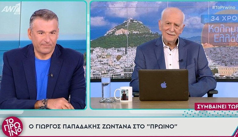 Γιώργος Λιάγκας: «Δεν θα μπορούσα να αντικαταστήσω τον Γιώργο Παπαδάκη, θα ήμουν βλάκας αν το έκανα»