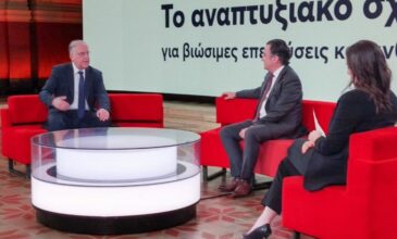Tάκης Θεοδωρικάκος για το νέο αναπτυξιακό νόμο: «Με ένα δισ. ευρώ δημιουργούμε δουλειές για τους νέους και ασφάλεια για την πατρίδα μας»