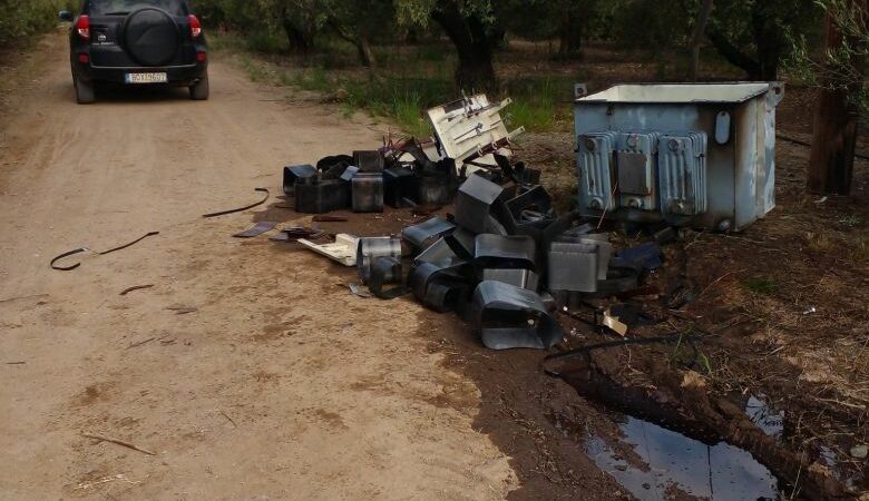 Συμμορία στη Νέα Αγχίαλο κλέβει χαλκό προξενώντας φθορές σε μετασχηματιστές του ΔΕΔΔΗΕ