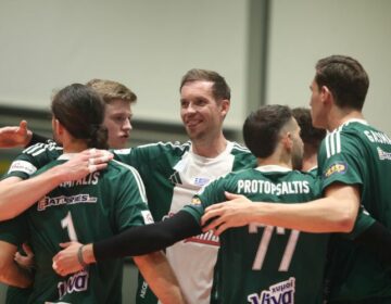 Ο Παναθηναϊκός νίκησε 3-2 σετ τον Ολυμπιακό και κατέκτησε το πρωτάθλημα βόλεϊ ανδρών