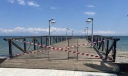 Κλείνει προσωρινά για λόγους ασφαλείας η προβλήτα της Παραλίας της Κατερίνης