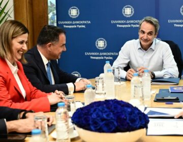 Επίσκεψη του πρωθυπουργού στο Υπουργείο Υγείας