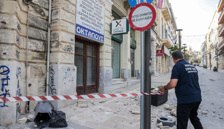 Περιορισμένης έκτασης ζημιές σε ετοιμόρροπα κτίρια μετά τον σεισμό στην Κρήτη –  Η στιγμή που «χτύπησε» ο Εγκέλαδος