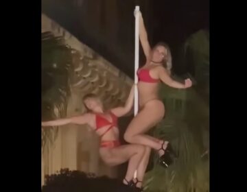 Ημίγυμνα μοντέλα έκαναν pole dancing στα παλιά ανάκτορα της Κέρκυρας
