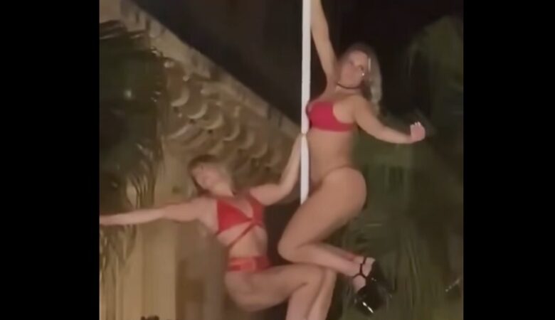 Ημίγυμνα μοντέλα έκαναν pole dancing στα παλιά ανάκτορα της Κέρκυρας