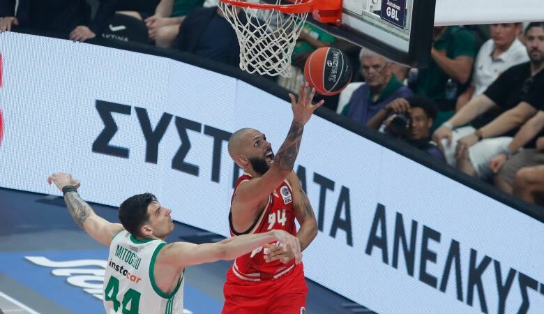 Basketball League: Ο Ολυμπιακός «έσπασε» την έδρα του Παναθηναϊκού και προηγείται με 2-1 στις νίκες
