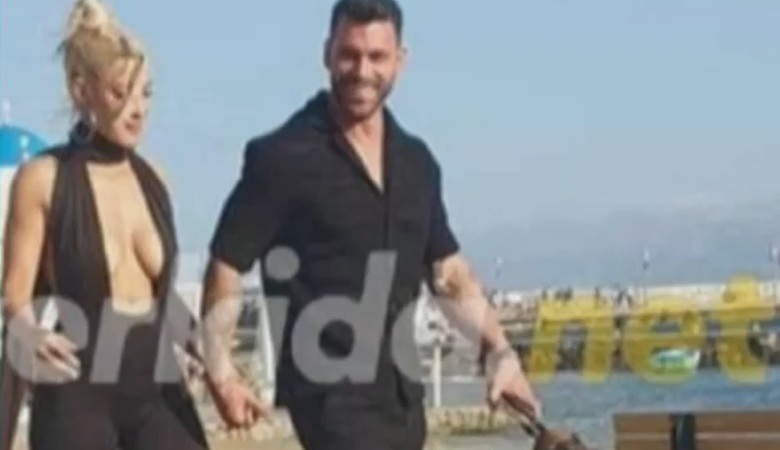 Ιωάννα Τούνη και Στάθης Σχίζας χέρι-χέρι στην Μύκονο