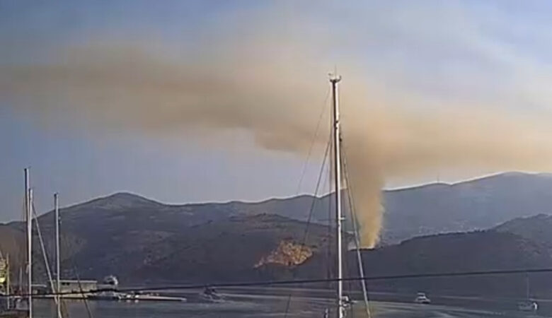 Φωτιά ξέσπασε σε χώρο εναπόθεσης απορριμμάτων στην Κεφαλονιά