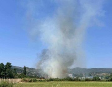 Υπό έλεγχο η φωτιά στην Καλλονή της Λέσβου