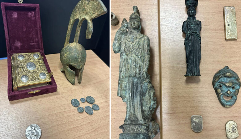 Εξαρθρώθηκαν δύο κυκλωμάτα αρχαιοκαπηλίας – Βαρύτατες κατηγορίες εις βάρος των 39 συλληφθέντων