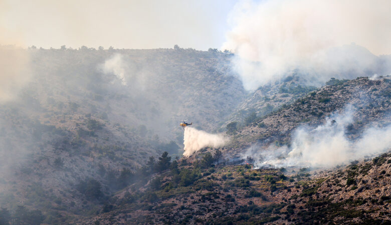 Συνελήφθη 30χρονη για την φωτιά στη Βόρεια Χίο