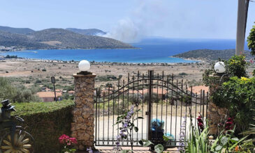 Μεγάλη πυρκαγιά σε χαμηλή βλάστηση στην Παλαιά Φώκαια – Μήνυμα του 112 – Διακοπή κυκλοφορίας στη λεωφόρο Σουνίου