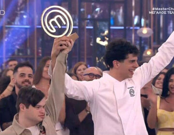 MasterChef 2025: Μεγάλος νικητής ο Νέστορας Νέστορας που πήρε το έπαθλο των 100.000 ευρώ