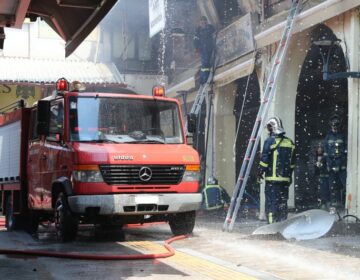 Φωτιά σε κατάστημα εστίασης στο Καπάνι Θεσσαλονίκης