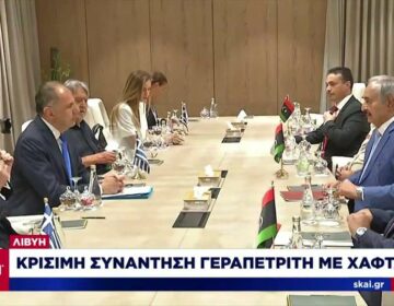 Στη Βεγγάζη ο Γεραπετρίτης, συναντήθηκε με τον Στρατάρχη Χαφτάρ – «Με τη Λιβύη μας συνδέει η προσήλωσή μας στο διεθνές δίκαιο»