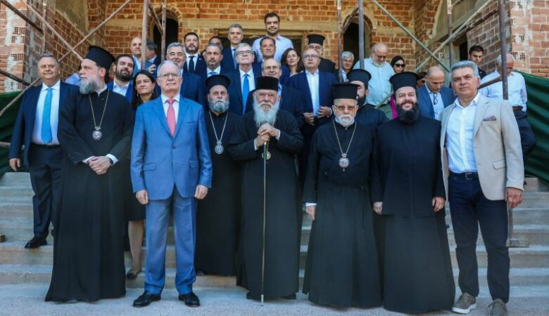O Κ. Τασούλας ξεναγήθηκε στους χώρους, του υπό ανέγερση Ιωνικού Κέντρου της Ιεράς Μητρόπολης Νέας Ιωνίας, Φιλαδελφείας, Ηρακλείου και Χαλκηδόνος
